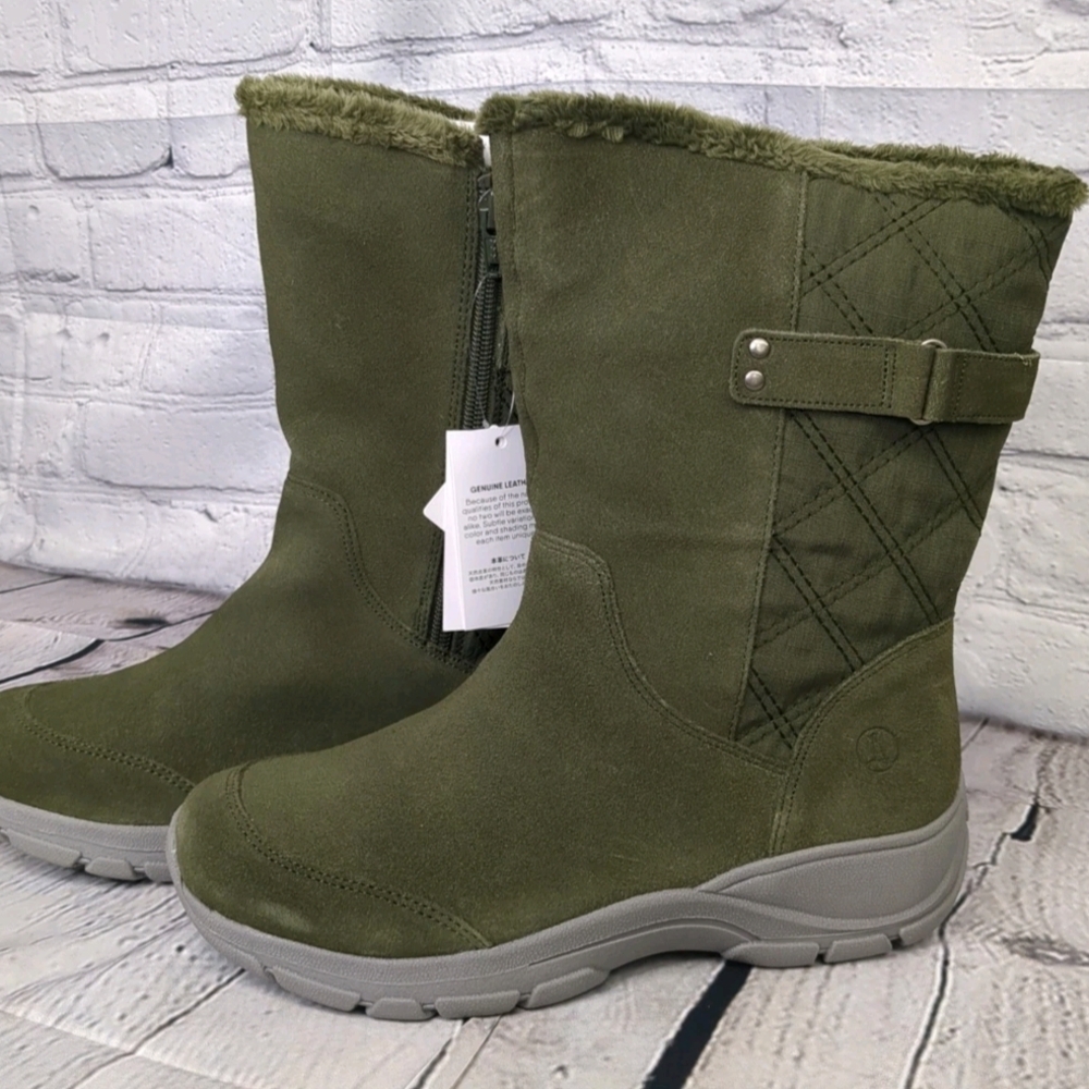 Olive Green Women's Boots